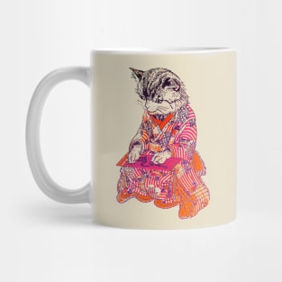 Cat musician Mug